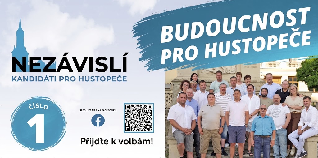 Volební banner - Nezávislí pro Hustopeče